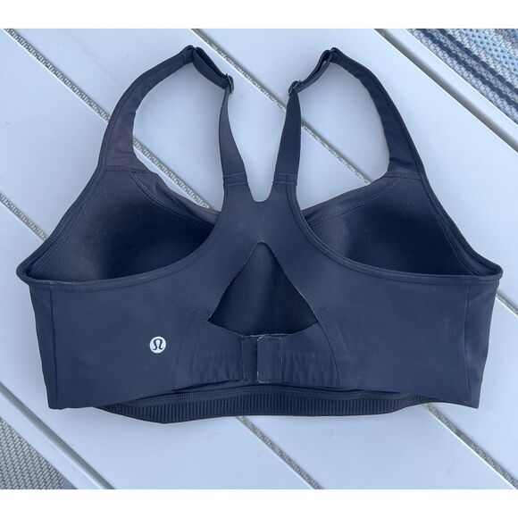 Lululemon Ultralu Medium Support Work Out Bra - 38D - Black - Picture 3 of 6
